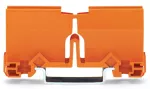 Adapter montażowy seria 773 - 2,5 mm² / 4 mm² / 6 mm², pomarańczowy