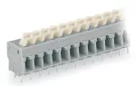 Złączka do płytek drukowanych przycisk 2,5 mm² RM 5/5,08 mm 2-bieg, szara 257-402
