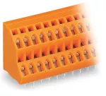 2-piętrowa złączka do płytek drukowanych 2,5 mm² RM 5,08 mm 12-bieg, pomarańczowa 736-306