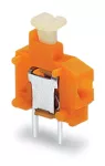 Modularna złączka do płytek drukowanych przycisk 1,5 mm² RM 3,81 mm 1-bieg, pomarańczowa