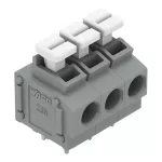 Złączka do płytek drukowanych przycisk 1,5 mm² RM 5/5,08 mm 3-bieg, szara 235-403/332-000