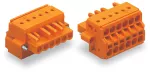 2-przewodowe gniazdo Push-in CAGE CLAMP®, pomarańczowa 231-2305/107-000