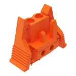 Gniazdo THT Pin lutowniczy 0,6 x 1,0 mm konstrukcja prosta, pomarańczowa 232-173/039-000