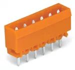 Wtyk THT Pin lutowniczy 1,0 x 1,0 mm konstrukcja prosta, pomarańczowy 231-350/001-000