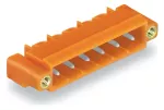 Wtyk THT Pin lutowniczy 1,2 x 1,2 mm konstrukcja kątowa, pomarańczowy 231-566/108-000