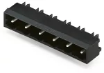 Wtyk THR Pin lutowniczy 1,2 x 1,2 mm konstrukcja kątowa, czarny 231-872/001-000/105-604