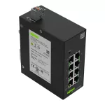 Switch przemysłowy ECO; 8 portów 100Base-TX; czarny