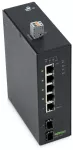Switch przemysłowy ECO; 5 portów 1000Base-T; 1000BASE-SX/LX 2 gniazda; rozszerzony zakres temperatur; 4 * Power over Ethernet