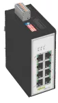 Switch przemysłowy 8-portowy 1000BASE-T, czarny