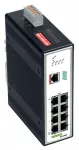 Switch przemysłowy zarządzalny; 8 portów 100Base-TX; PROFINET; rozszerzony zakres temperatur; czarny metaliczny