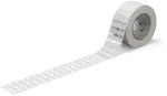 Oznacznik na opaskę zaciskową kabla do drukarki TP do zastosowania z opaskami zaciskowymi, biały