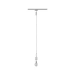PAULMANN Lampa wisząca na szynoprzewód URail Deco System E14 max.1x20W 135cm 230V chromy matowy / metal
