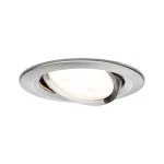 PAULMANN Oprawa do wbudowania NOVA LED wychylna GU10 6.5W 460lm 84mm 2700K IP23 230V aluminium