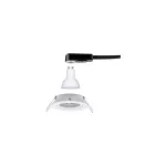 PAULMANN Oprawa do wbudowania NOVA LED wychylna GU10 6.5W 460lm 84mm 2700K IP23 230V biały mat / aluminium