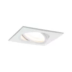 PAULMANN Oprawa do wbudowania NOVA LED wychylna GU10 6.5W 460lm 84x84mm 2700K IP23 230V biały mat / aluminium