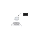 PAULMANN Oprawa do wbudowania NOVA COIN LED wychylna 6W 470lm 84mm 2700K IP23 230V biały mat / aluminium