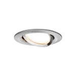 PAULMANN Oprawa do wbudowania NOVA COIN LED wychylna zestaw 3x6W 470lm 84mm 2700K IP23 230V szczotkowane żelazo / aluminium