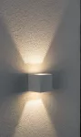 PAULMANN Oprawa elewacyjna CYBO LED 2x3W 2700K 355lm IP65 80x80mm 230V biały / aluminium