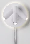 PAULMANN Oprawa ścienna TABARI LED 4.4W 3000K 1x300lm i 1x160lm 230V biały / chrom / metal