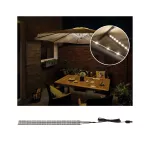 PAULMANN Zestaw oświetlenia Led do parasola ogrodowego USB LED STRIPE 4x40cm 4x30lm 3000K