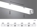 PAULMANN Szynoprzewód URail system 2m 230V czarny mat / metal