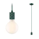 PAULMANN Lampa wisząca TILLA Neordic E27 max. 60W IP20 230V ciemnozielony / metal