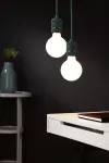 PAULMANN Lampa wisząca TILLA Neordic E27 max. 60W IP20 230V ciemnozielony / metal