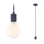 PAULMANN Lampa wisząca TILLA Neordic E27 max. 60W IP20 230V granatowy / metal