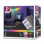 PAULMANN Kompletny zestaw taśma DYNAMIC LED RGB+ 3W 1,5M IP20 60LED/m 5VA 230V/12V DC biały / tworzywo sztuczne