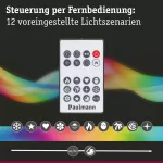 PAULMANN Kompletny zestaw taśma DYNAMIC LED RGB+ 5W 3M IP20 60LED/m 10VA 230V/12V DC biały / tworzywo sztuczne