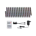 PAULMANN Kompletny zestaw taśma DYNAMIC LED RGB+10,5W 5M IP20 60LED/m 15VA 230V/12V DC biały / tworzywo sztuczne