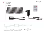 PAULMANN Kompletny zestaw taśma DYNAMIC LED RGB+10,5W 5M IP20 60LED/m 15VA 230V/12V DC biały / tworzywo sztuczne