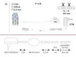 PAULMANN MaxLED 250 Night Comfort zestaw jednostronny 1m 4W 300lm 30LEDs/m 2700K 12VA