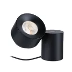 PAULMANN Lampa ścienno / stołowa PURIC PANE LED 3W 3-STEP DIM 300lm 2700K 230V czarny / metal