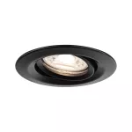 PAULMANN Oprawa do wbudowania NOVA COIN LED Mini wychylna zestaw 3x4W 310lm 66mm 2700K IP23 230V czarny matowy