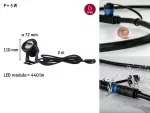 PAULMANN Oprawa do oczka wodnego Plug & Shine POOL SPOT 5W 3000K 440lm IP68 24V czarny / aluminium
