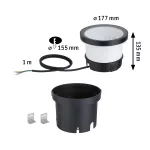 PAULMANN Oprawa najazdowa OCOS LED 6W 190lm 3000K IP67 230V asymetryczna antracyt / metal