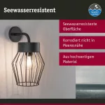 PAULMANN Oprawa elewacyjna LANKA E27 max.40W IP44 odporny na wodę morską 230V antracyt aluminium