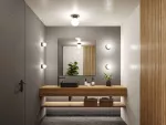 PAULMANN Lampa sufitowa łazienkowa GOVE LED G9 max.20W IP44 230V czarny matowy / metal