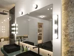 PAULMANN Lampa sufitowa łazienkowa GOVE LED G9 max.20W IP44 230V czarny matowy / metal