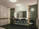 PAULMANN Lampa ścienna łazienkowa GOVE LED nad lustro G9 max.3x20W IP44 230V czarny matowy / metal