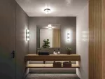 PAULMANN Lampa ścienna łazienkowa GOVE LED nad lustro G9 max.3x20W IP44 230V czarny matowy / metal