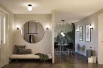 PAULMANN Lampa sufitowa łazienkowa GOVE LED 5W 400lm 3000K IP44 230V czarny matowy / metal / szkło