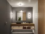 PAULMANN Lampa sufitowa łazienkowa GOVE LED G9 max.3x20W IP44 230V chrom satyna / metal