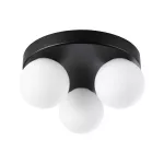 PAULMANN Lampa sufitowa łazienkowa GOVE LED G9 max.3x20W IP44 230V czarny matowy / metal