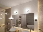 PAULMANN Lampa ścienna łazienkowa GOVE LED 5W 400lm 3000K IP44 230V chrom satyna / metal