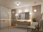 PAULMANN Lampa ścienna łazienkowa GOVE LED 5W 400lm 3000K IP44 230V chrom satyna / metal