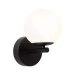 PAULMANN Lampa ścienna łazienkowa GOVE LED 5W 400lm 3000K IP44 230V czarny matowy / metal / szkło