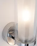 PAULMANN Lampa ścienna LUENA E14 max. 20W IP44 230V szkło chrom / metal