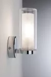 PAULMANN Lampa ścienna LUENA E14 max. 20W IP44 230V szkło chrom / metal